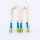 Long Arch Beaded Earrings