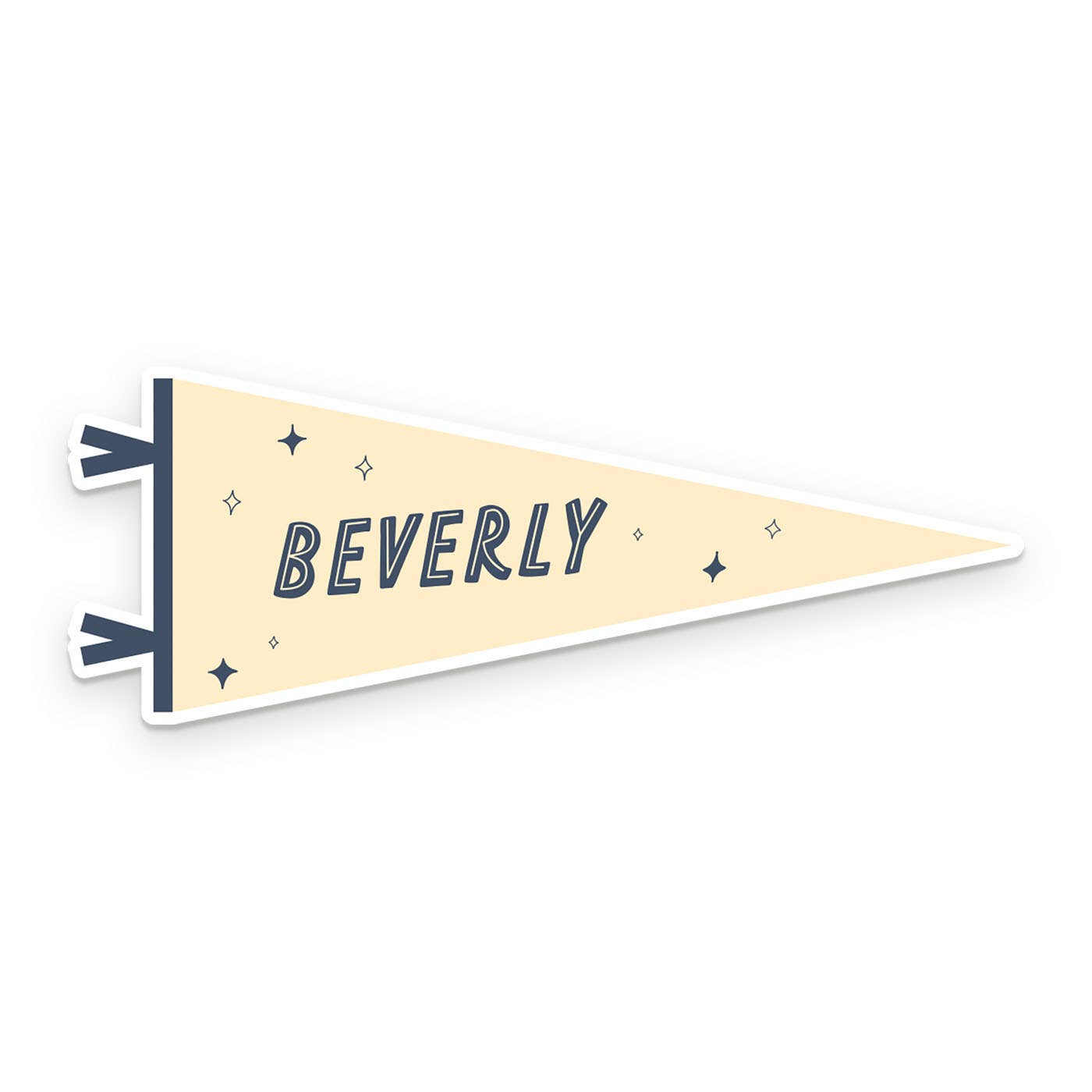 Saranac lake Pennant Sticker