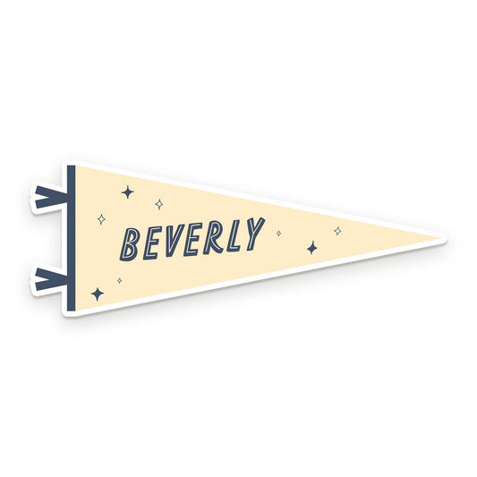 Saranac lake Pennant Sticker
