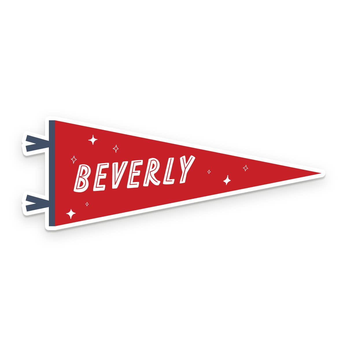 Saranac lake Pennant Sticker