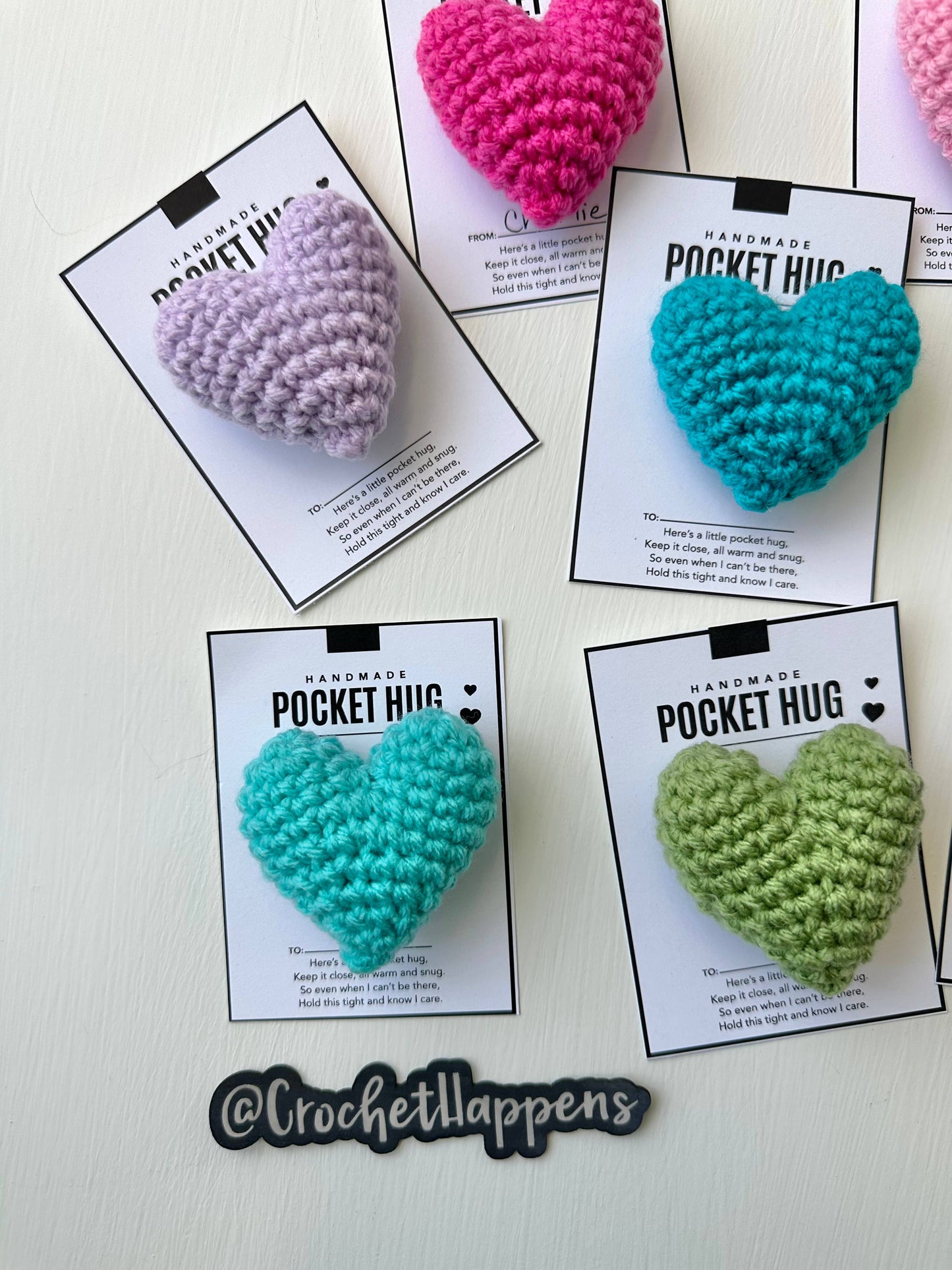 Pocket Hugs - Set of 8 - Made to Order