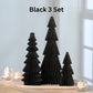 Honeycomb trees, vintage folding paper, Christmas, Winter