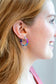 Cam Mini Hoops - Purple Party // Earrings, Jewelry, Gifts