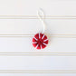 Peppermint Eco Fresheners/Ornaments - Reds: Set of 6