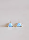 Mini Energy Gem - Fire Opal - Gold Earrings