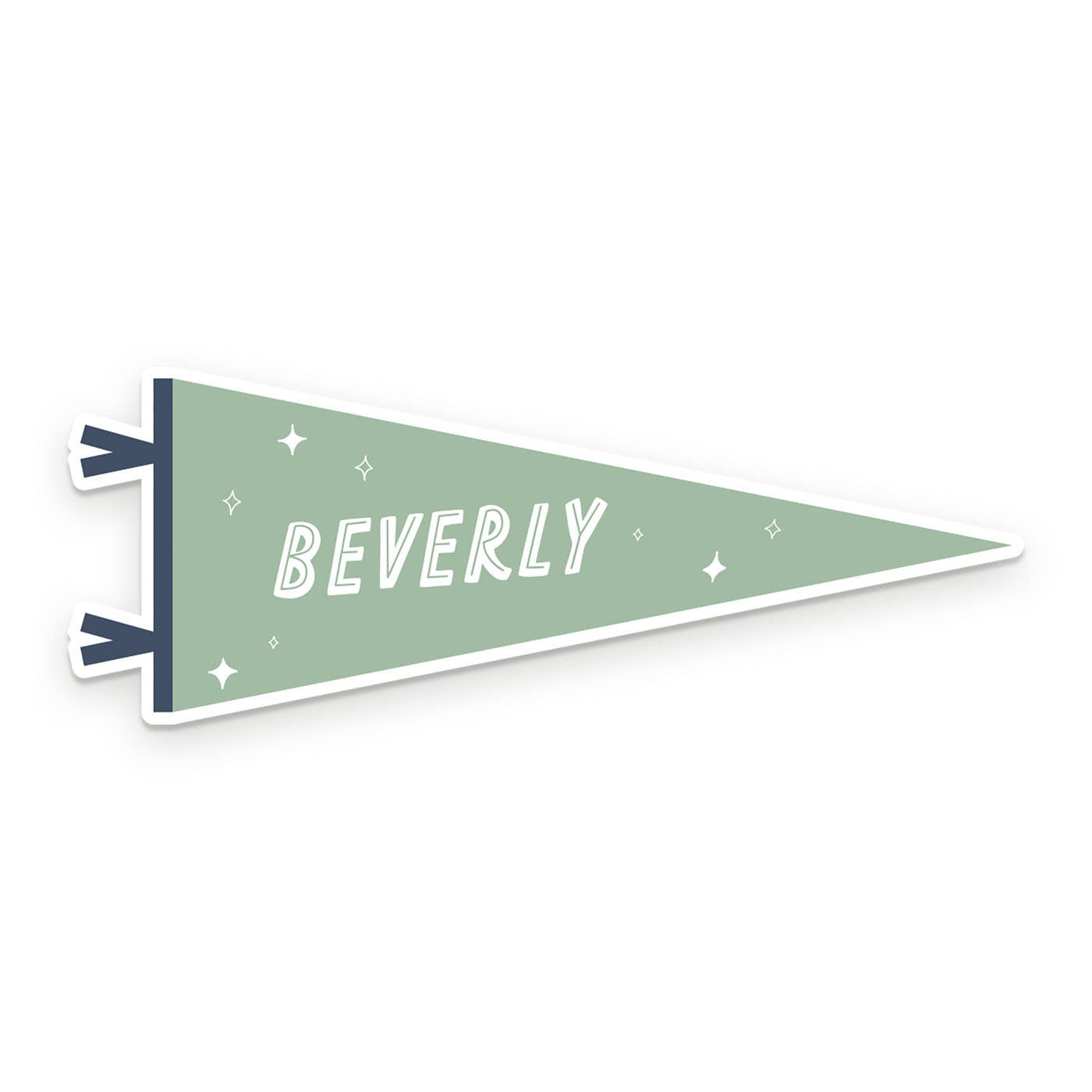 Saranac lake Pennant Sticker