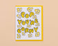 Corny Pop Letterpress Greeting Card - Father's Day