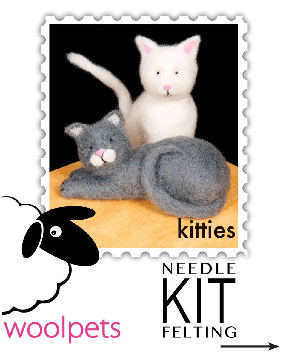 Kitties Needle Felting Kit