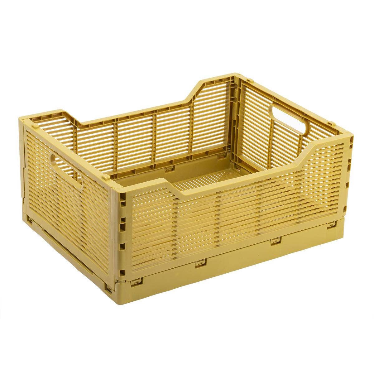 Truu Design Folding Storage Crate, 16x12x7",7 colors