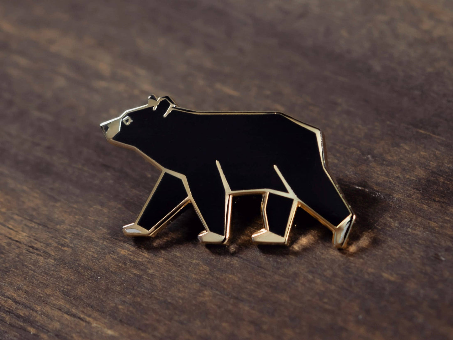 Black Bear Enamel Pin