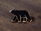 Black Bear Enamel Pin