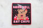 Raise Hell Eat Chips Sticker | Christmas Advent Calendar Stocking Stuffers