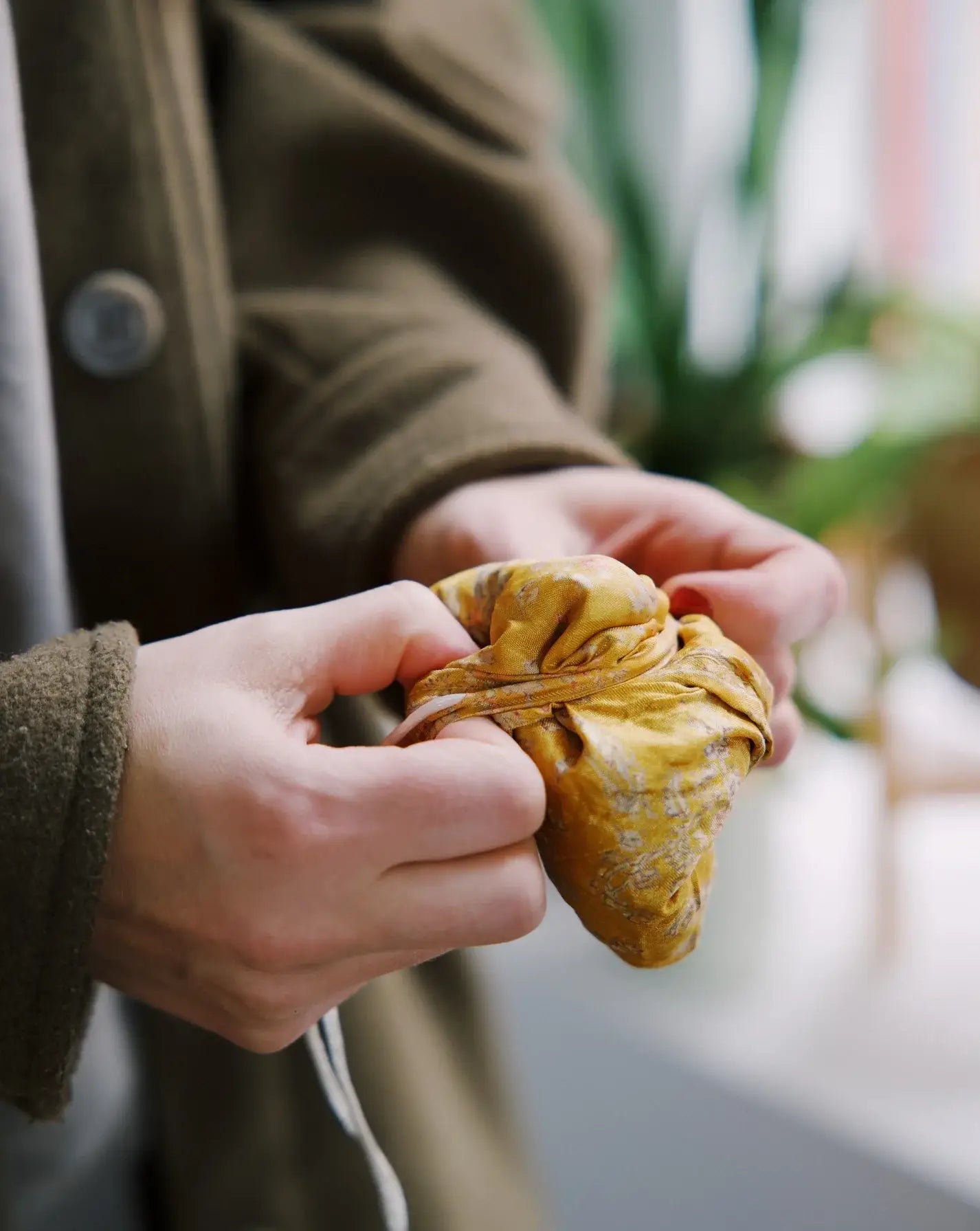 Shopping/Tote Bag Re-Purposed Sari, Eco-Friendly