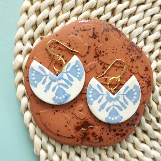 Whig Rose Dangle Earrings - Wholesale