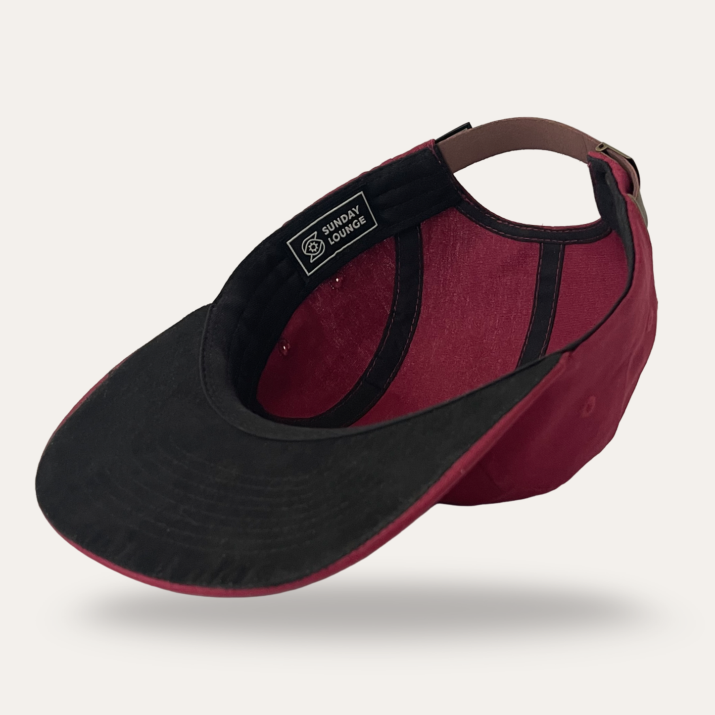 Bee Eye Hat - Burgundy