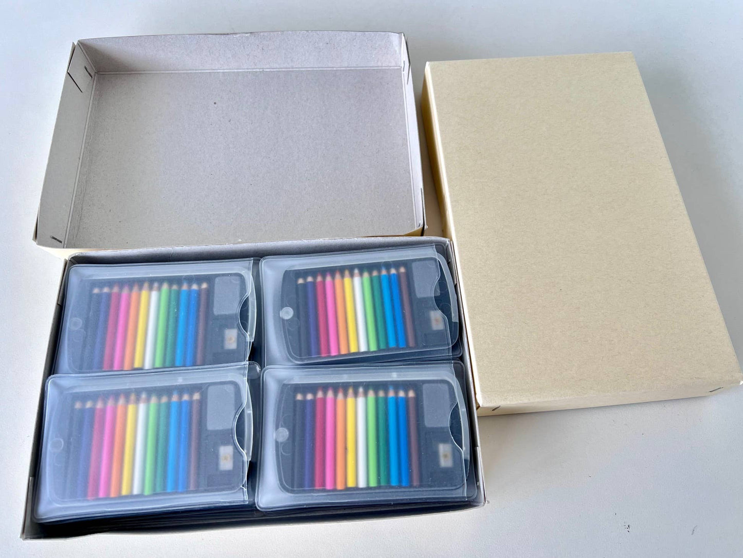 12 Mini Pencils in Clear Card Case