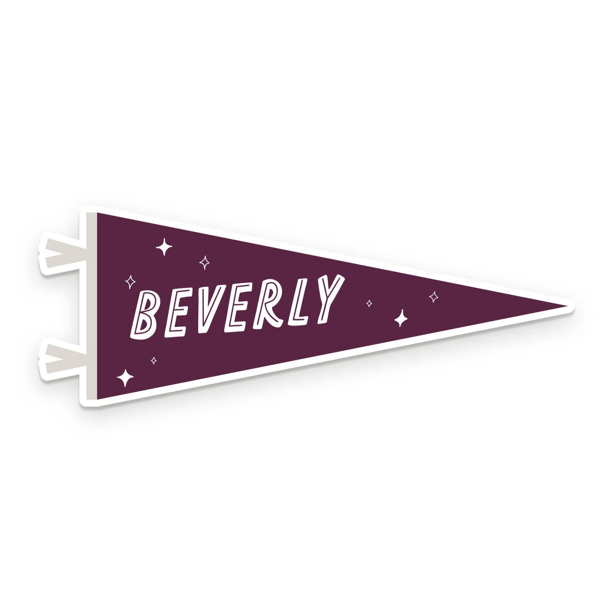 Saranac lake Pennant Sticker