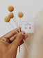 Minimalist - Moon - Gold Earrings