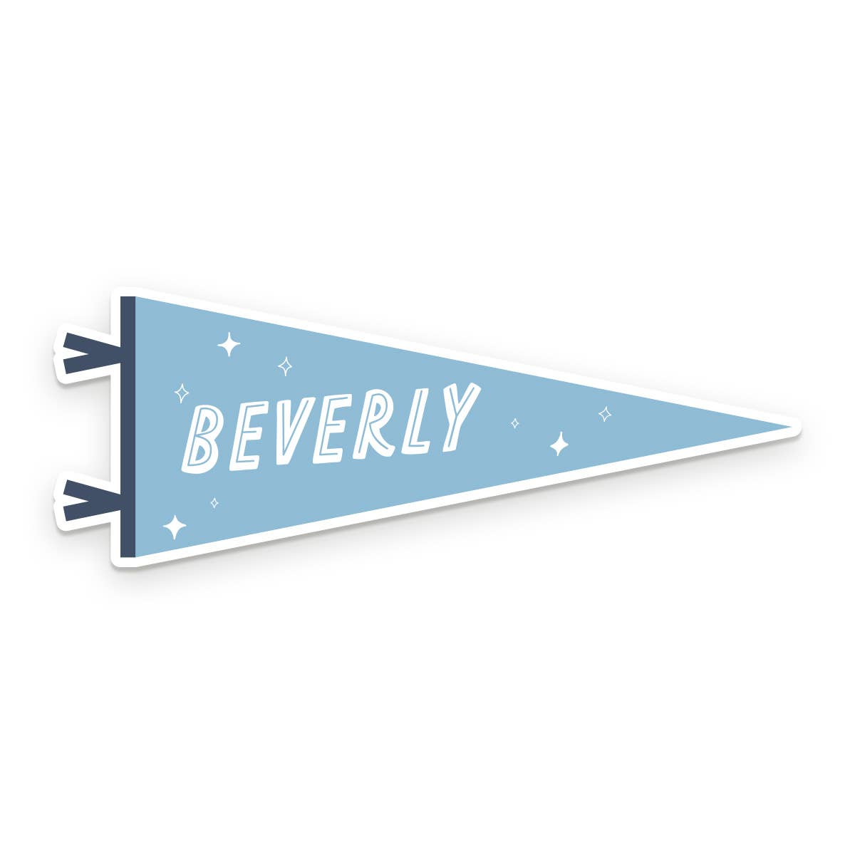 Saranac lake Pennant Sticker