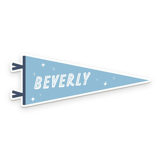 Saranac lake Pennant Sticker