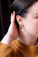 Cam Mini Hoops - Tortoise //  Earrings, Jewelry, Fall
