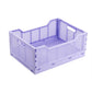 Truu Design Folding Storage Crate, 16x12x7",7 colors