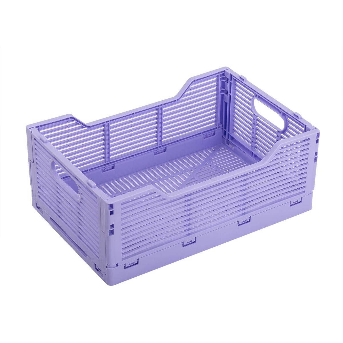 Truu Design Folding Storage Crate, 12x8x4.5",7 colors