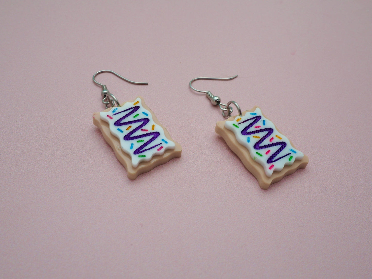 Toaster Pastry acrylic earrings