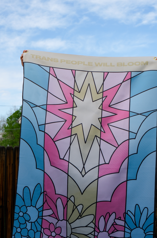 Flower Trans Flag