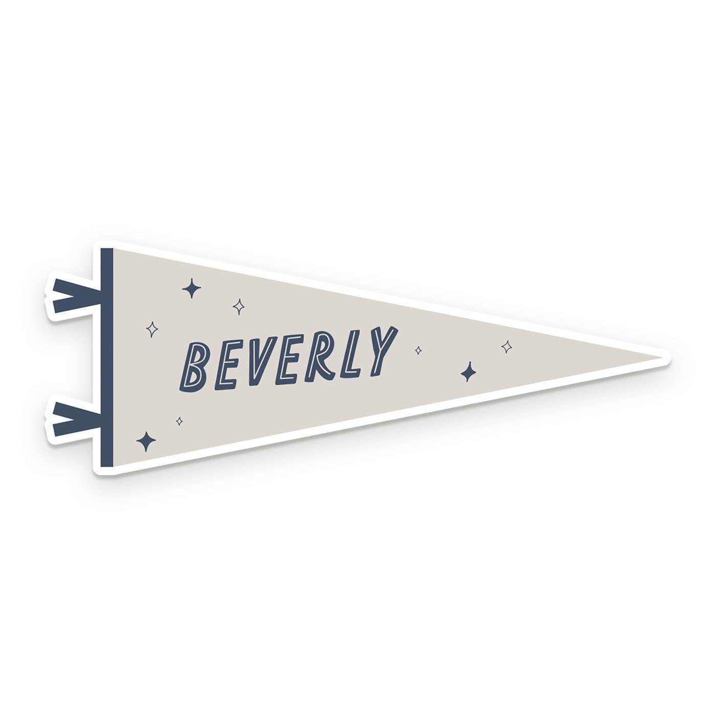 Saranac lake Pennant Sticker