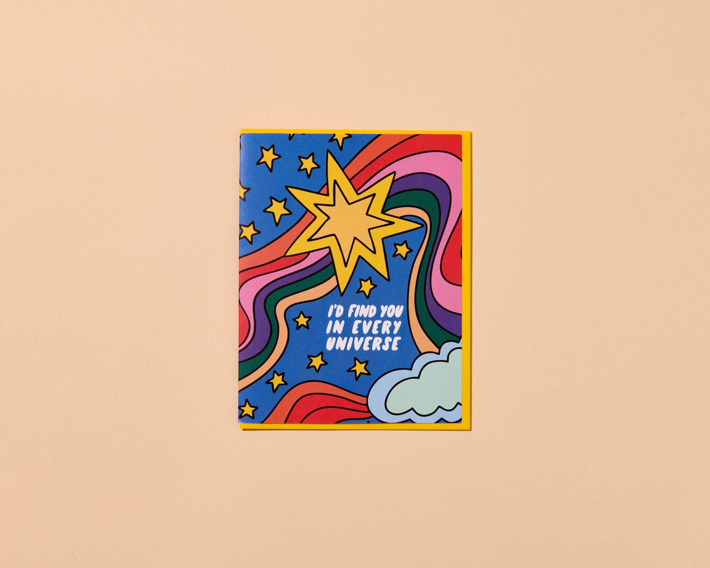 Love Card by Your Gal Kiwi—In Every Universe (Retro, Galaxy)