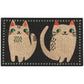 Danica Studio Meow Meow Coir Fiber Printed Doormat