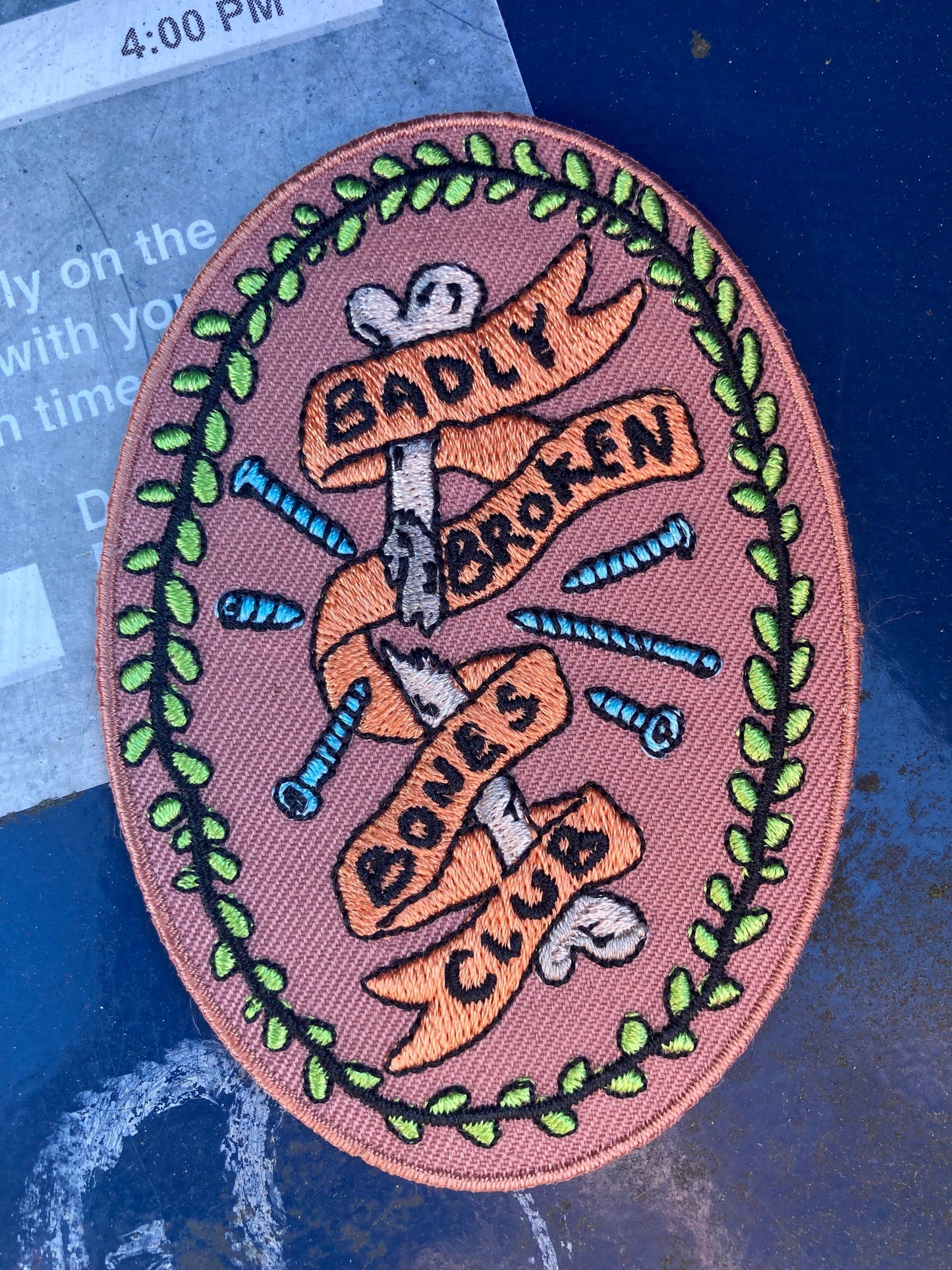 Badly Broken Bones Club Patch