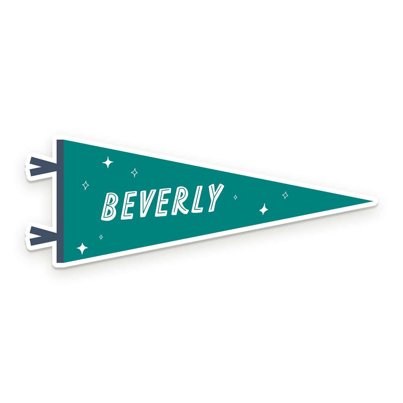 Saranac lake Pennant Sticker