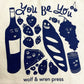 'You Be You' Canvas Tote/Book Bag