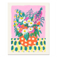 Daisies and Dots Risograph Art Prints