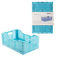 Truu Design Folding Storage Crate, 12x8x4.5",7 colors