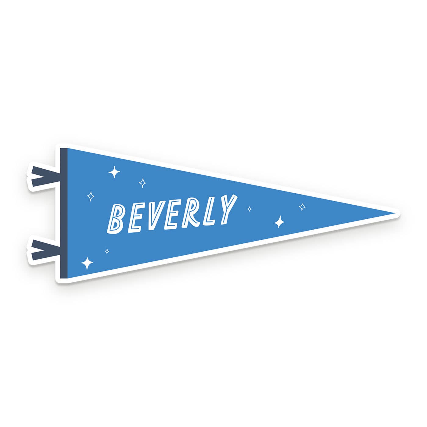 Saranac lake Pennant Sticker
