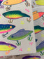 You're a Keeper (Fishing Lures) - Risograph Greeting Card 