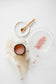 Pink Theory Clay Face Mask. 4 ounce Glass Jar. Eco friendly