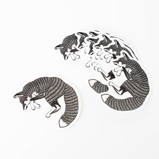 Fox vinyl sticker