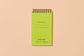 Aster Wildflower Letterpress Spiral Pocket Size Notebook