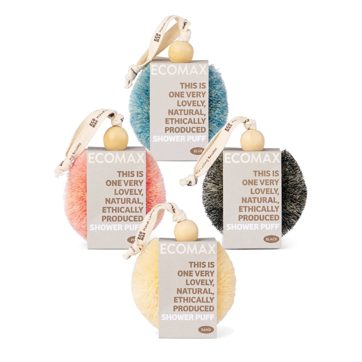 NEW! Spa Shower Puff Body Brushes - Handmade - All Natural