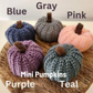 Colorful Knit Pumpkin Giftables Bowl Filler Tabletop