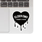Elder Emo Gen X Millennial Music High Quality  Vinyl Sticker