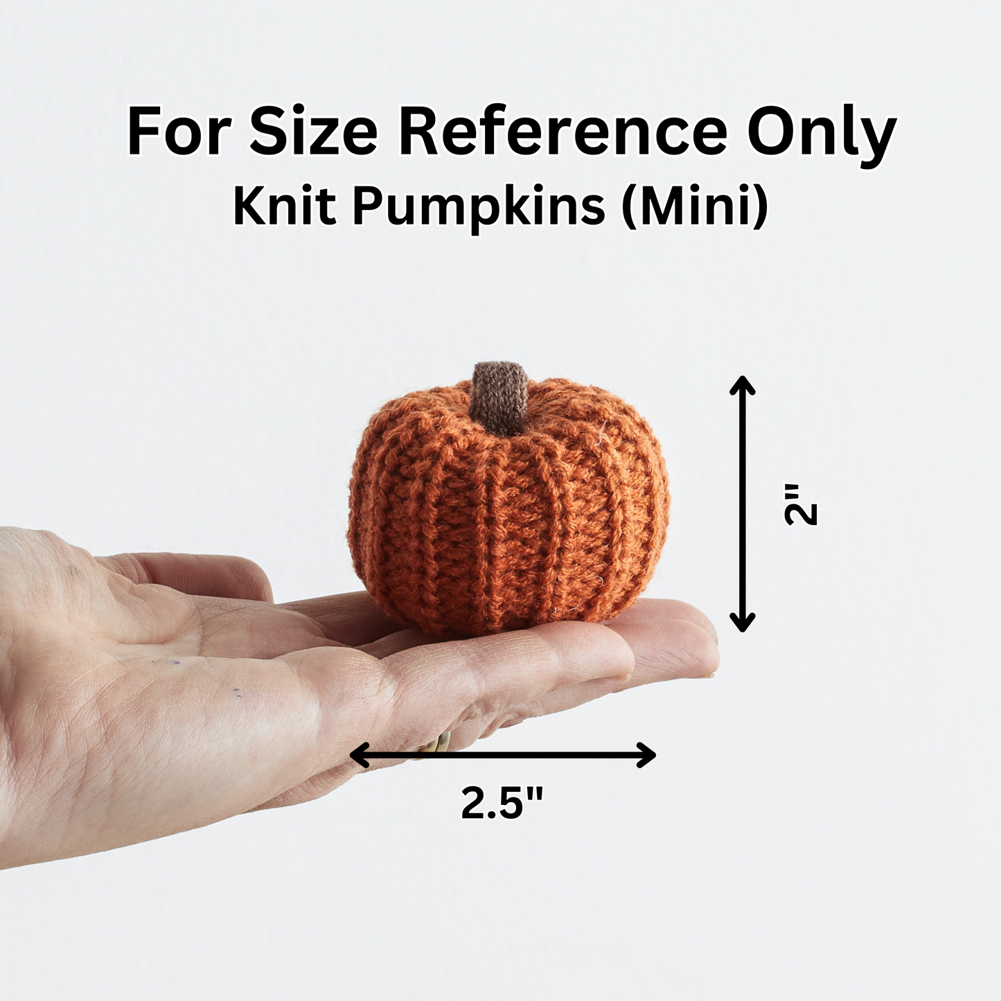 Colorful Knit Pumpkin Giftables Bowl Filler Tabletop