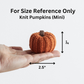 Colorful Knit Pumpkin Giftables Bowl Filler Tabletop