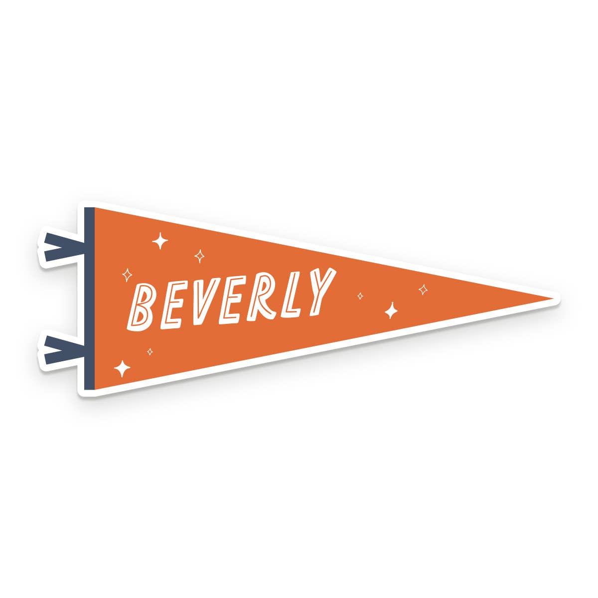 Saranac lake Pennant Sticker