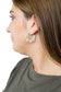 Flora Hoops - Cream // Flower Earrings, Gift, Jewelry