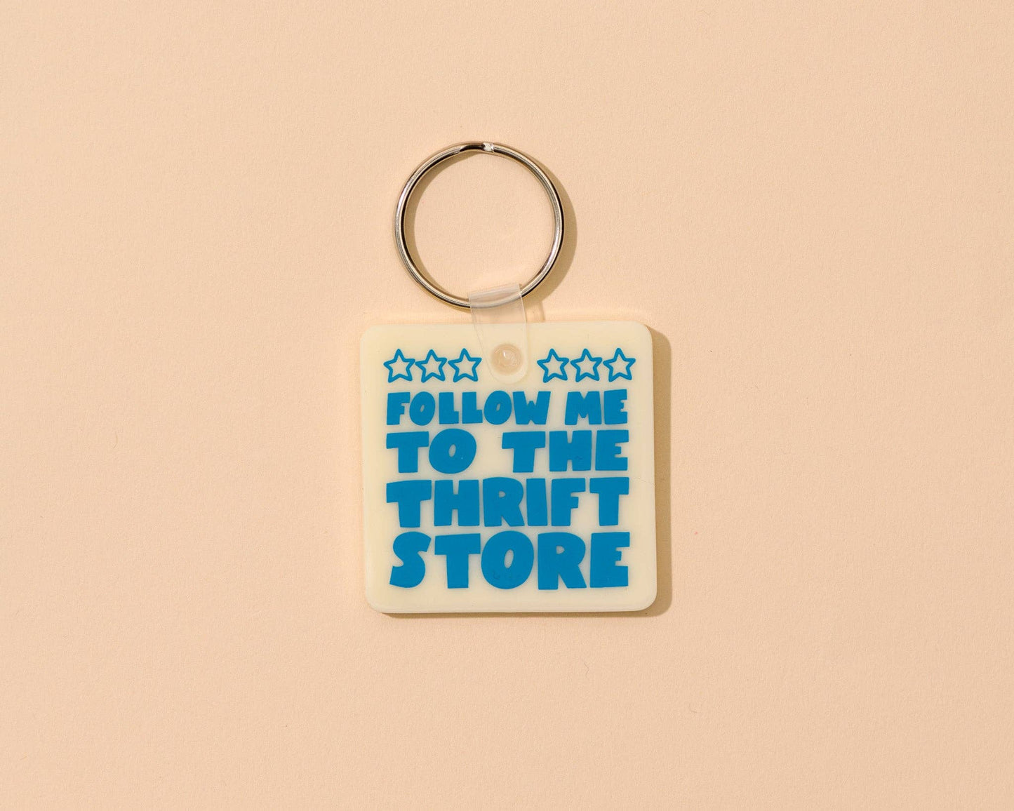 PVC Keychain by Your Gal Kiwi—Follow Me to the Thrift Store